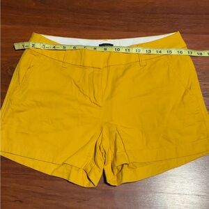 J. Crew Bright Yellow High-Rise Women's Shorts